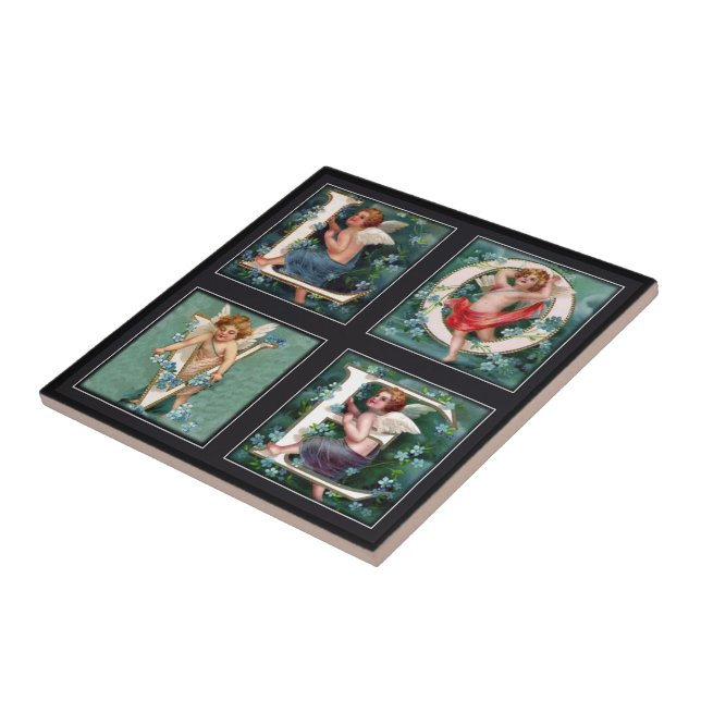 Cerâmica Azulejo feito sob encomenda das cartas de amor do (Lateral)