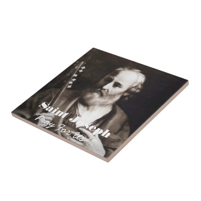 Cerâmica Azulejo feito sob encomenda de St Joseph (Lateral)