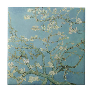 Cerâmica Azulejo Flor de Amendoeira de Vincent Van Gogh
