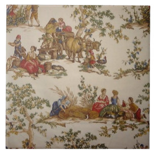 Cerâmica Azulejo francês do impressão de Toile do país d