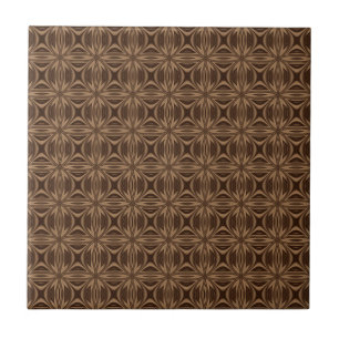 Cerâmica Azulejo geométrico do teste padrão de Brown