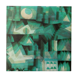 Cerâmica Azulejo ideal da cidade de Paul Klee