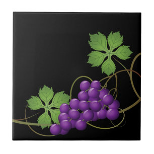 Cerâmica Azulejo Impressão de Uvas