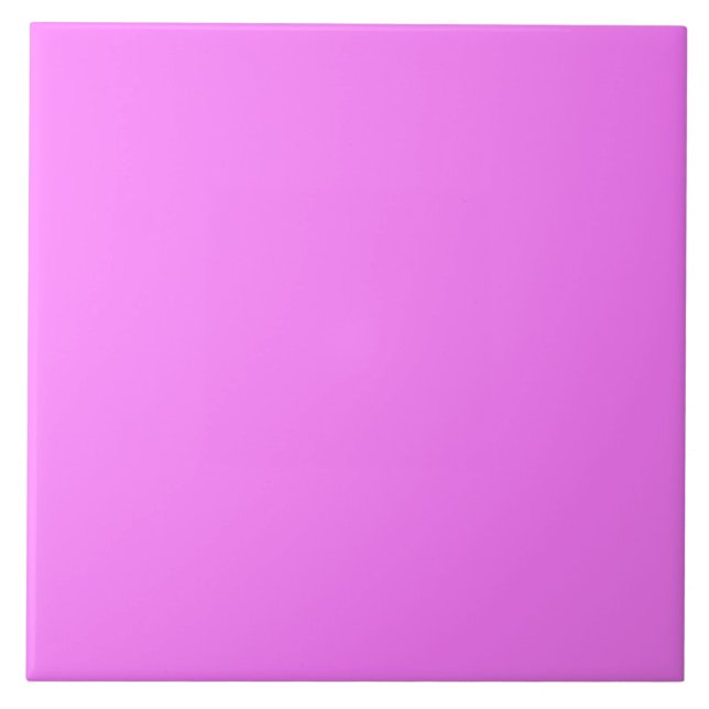 Cerâmica Azulejo Magenta de Rosas claro Sólidas Modernas (Frente)