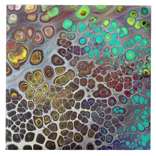 Cerâmica Azulejo original da arte abstracta de pedras