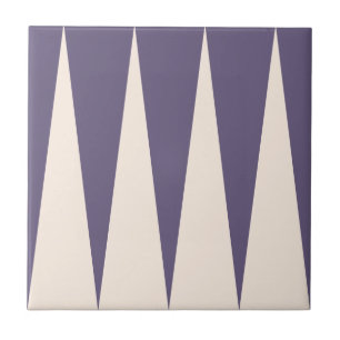 Cerâmica Azulejo Roxo de Padrões do Backgammon