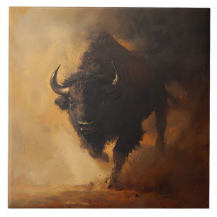 Cerâmica Azulejo Russo de Sotaque de Buffalo Ocidental