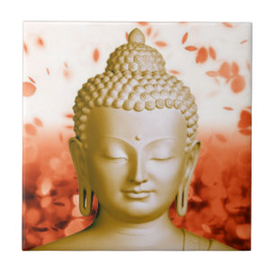 Cerâmica Azulejo sereno de Buddha