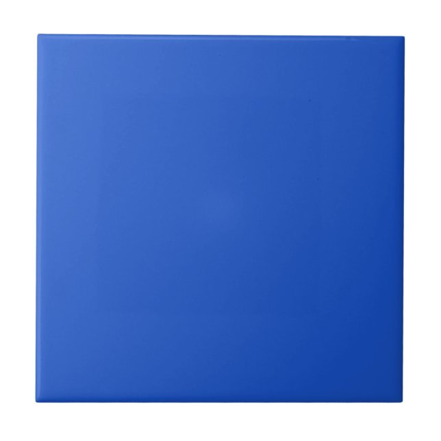 Cerâmica Azulejo Sólido Azul de Sapphire (Frente)