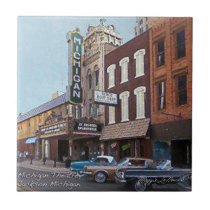 Cerâmica Azulejo - teatro Jackson Michigan de Michigan