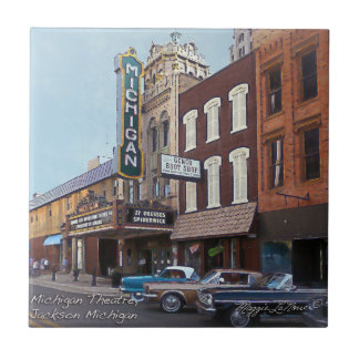 Cerâmica Azulejo - teatro Jackson Michigan de Michigan