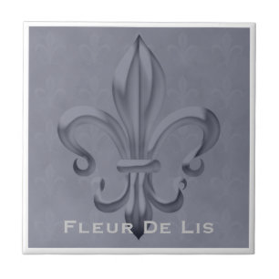 Cerâmica Azulejo tradicional Fleur De Lis