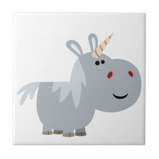 Cerâmica Azulejo Unicorn de Cartoon Incruzável Cute
