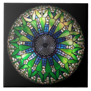 Cerâmica Azulejo verde de Tiffany