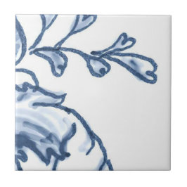 Cerâmica B6 - Azulejo mural da cesta de Delft - B6