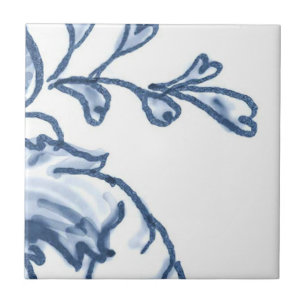 Cerâmica B6 - Azulejo mural da cesta de Delft - B6