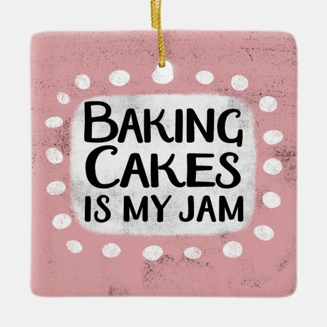 Cerâmica Baking Cakes É Meu Ornamento De Emperramento (Frente)