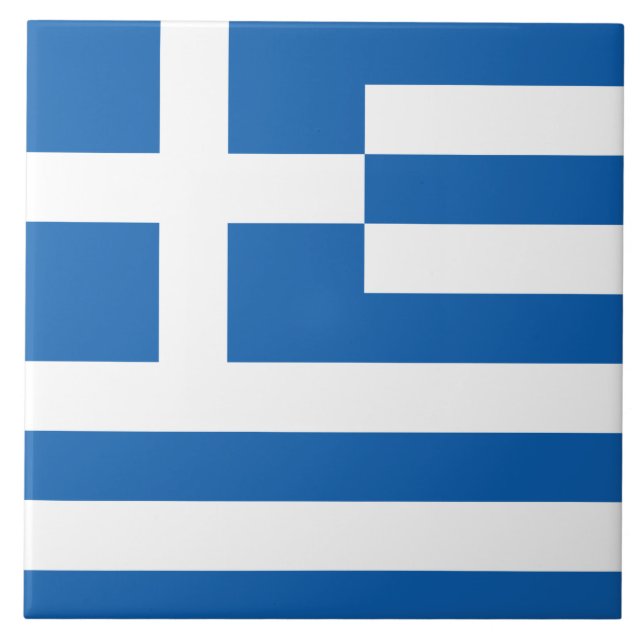 Cerâmica Bandeira do Azulejo cerâmico de Grécia (Frente)