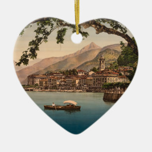 Cerâmica Bellagio mim, lago Como, ornamento de Lombardy,