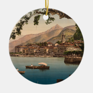 Cerâmica Bellagio mim, lago Como, ornamento de Lombardy,