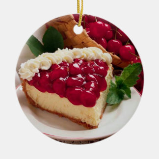 CERÂMICA BOLO DE QUEIJO COM O ORNAMENTO DO CÍRCULO DE