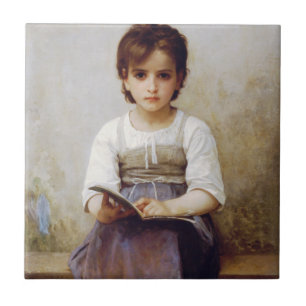Cerâmica Bouguereau O Azulejo De Lição Do Duro