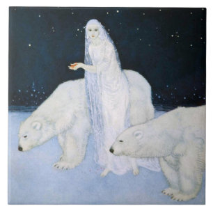 Cerâmica Caixa de presente mágica de Trivet do azulejo do