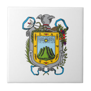 Cerâmica Casaco de Armas de Xalapa, México, Azulejo de Cerâ