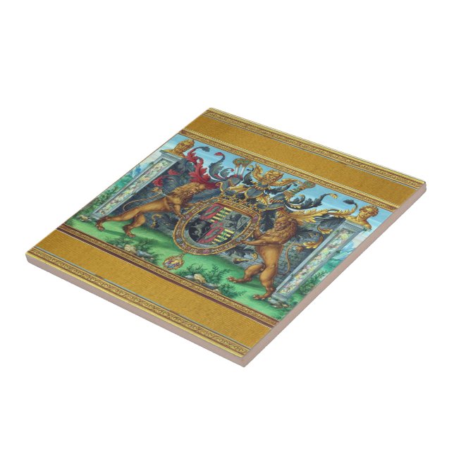 Cerâmica Casaco de Azulejo de Armas Cerâmicas (Lateral)
