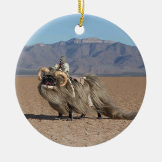 Cerâmica Chubbs o ornamento de Banthapug