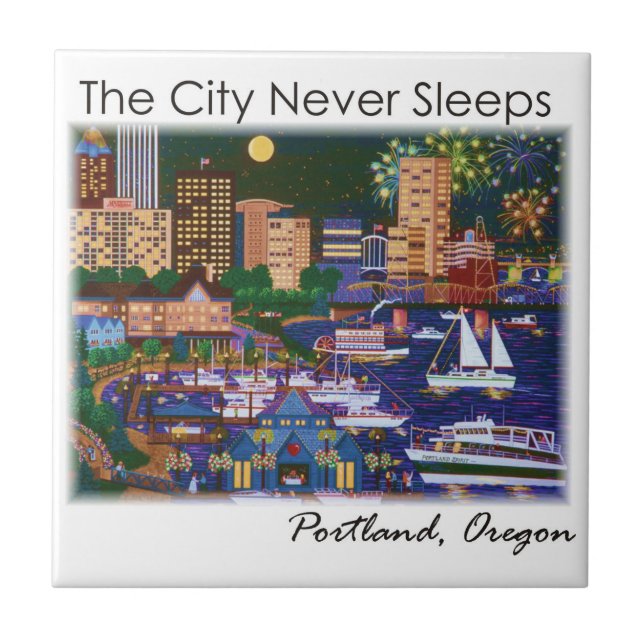 Cerâmica Cidade do Azulejo de Portland (Frente)