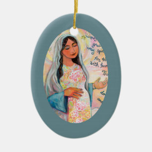 Cerâmica Círculo de Maria Natal e Ornamento Avançado