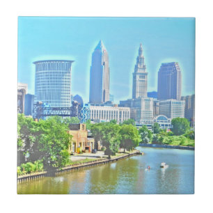 Cerâmica Cleveland, Azulejo decorativo do efeito de pintura