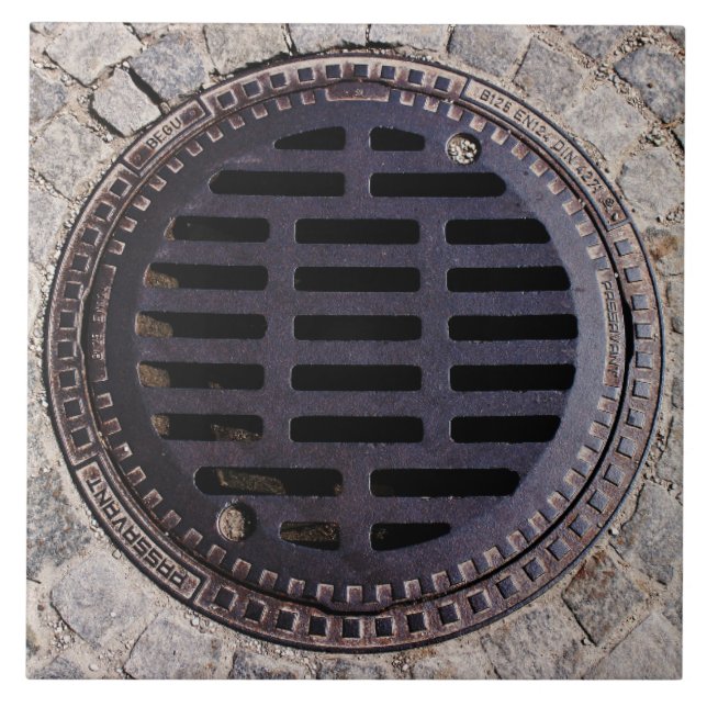 Cerâmica Cobrir de câmara de visita e azulejo da estrada do (Frente)