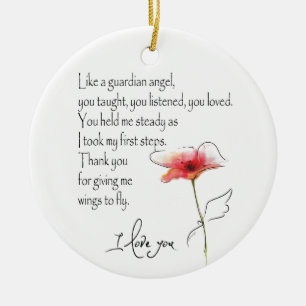 CERÂMICA COMO UM ORNAMENTO DE ANGEL GUARDIANO