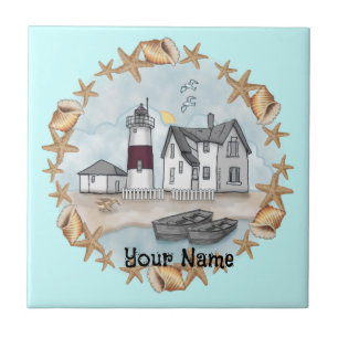 Cerâmica Conchas de Connecticut azulejo