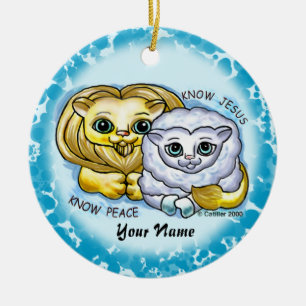 Cerâmica Conhece o ornamento cristão de Jesus