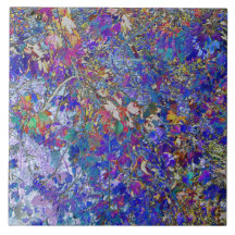 Corrente deixa Azulejo cerâmico de arte em árvore