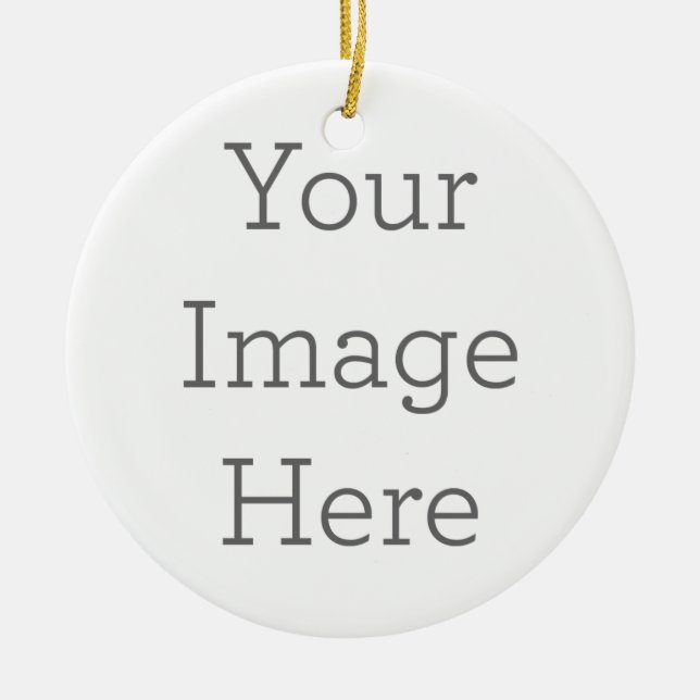 Ornamento Círculo de Cerâmica (Frente)