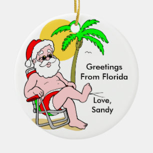 Cerâmica Cumprimentos do ornamento de Florida