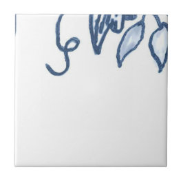 Cerâmica D2 - Azulejo mural da cesta de Delft - D2