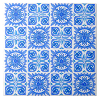 Cerâmica Decoração Azulejo Azul de Lisboa