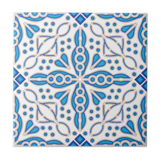 Cerâmica Decoração Azulejo Azul de Lisboa