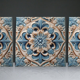Cerâmica Decoração Azulejo Azul de Lisboa