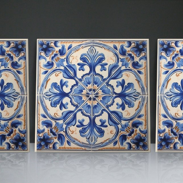 Cerâmica Decoração Azulejo Azul de Lisboa (Criador carregado)