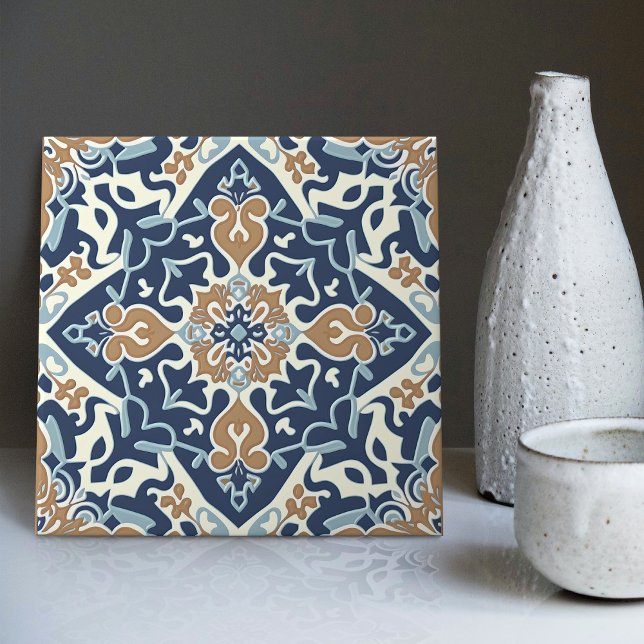 Cerâmica Decoração Azulejo Azul de Lisboa (Criador carregado)