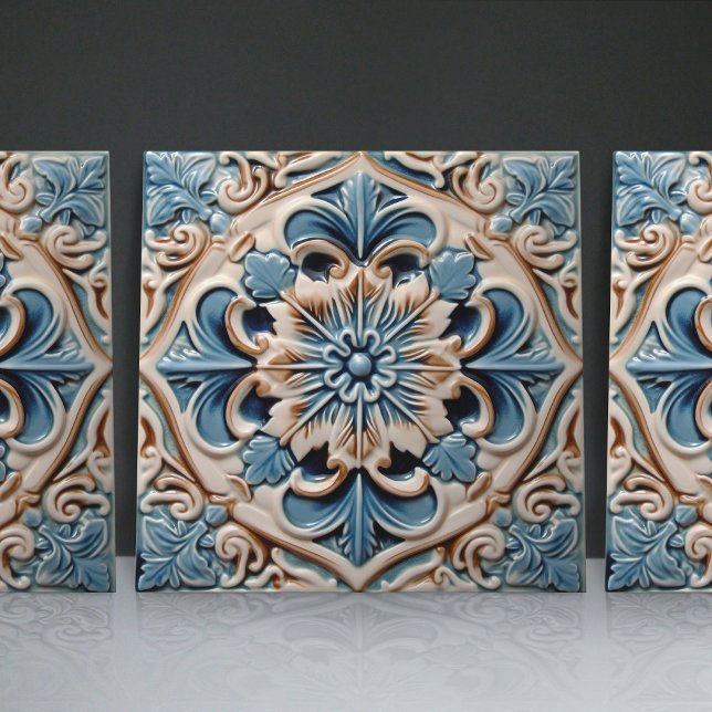 Cerâmica Decoração Azulejo Azul de Lisboa (Criador carregado)