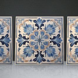 Cerâmica Decoração Azulejo Azul de Lisboa