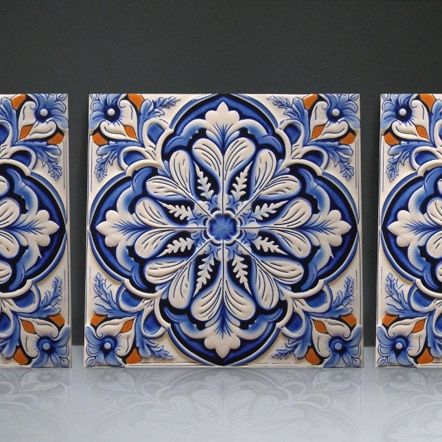Cerâmica Decoração Azulejo Azul de Lisboa (Criador carregado)