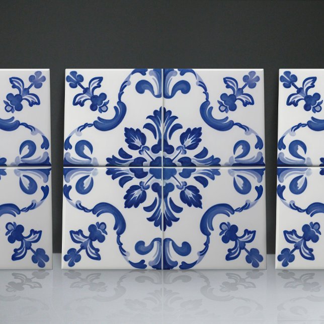 Cerâmica Decoração Azulejo Azul de Lisboa (Criador carregado)